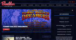 Desktop Screenshot of bouldertheater.com